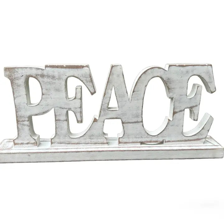 Signs: Wooden Peace