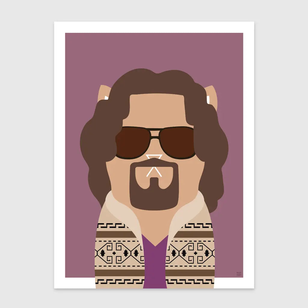 Art Print: The Dude Cat Wall Art