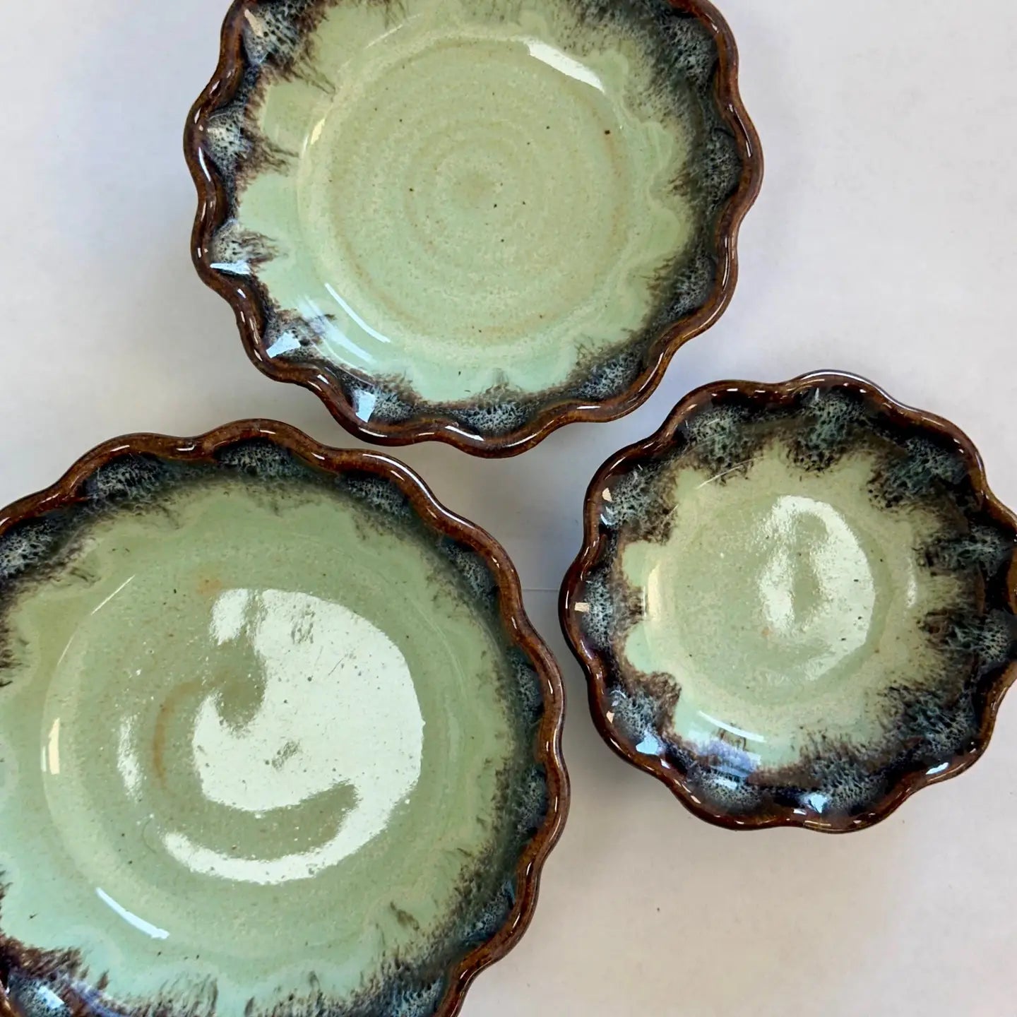 Bowls: Artisan Pottery - Set of Three