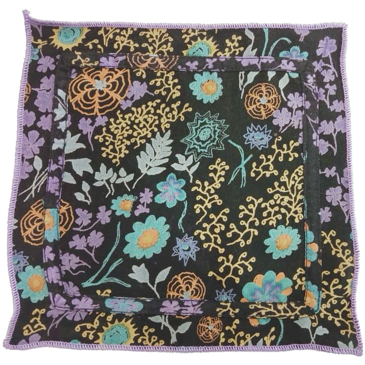 Scarf: Milan Square Mini Blooms Scarf
