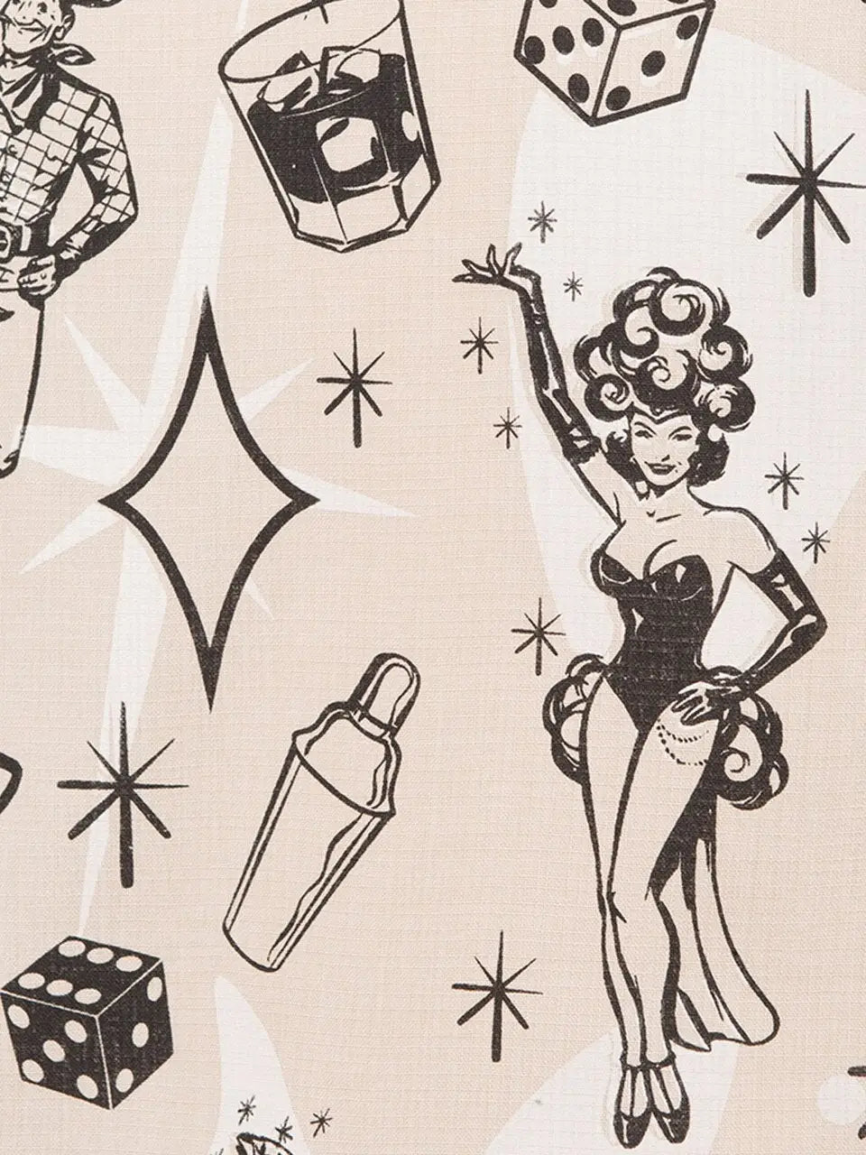 Bowling Shirt: Vegas Lights