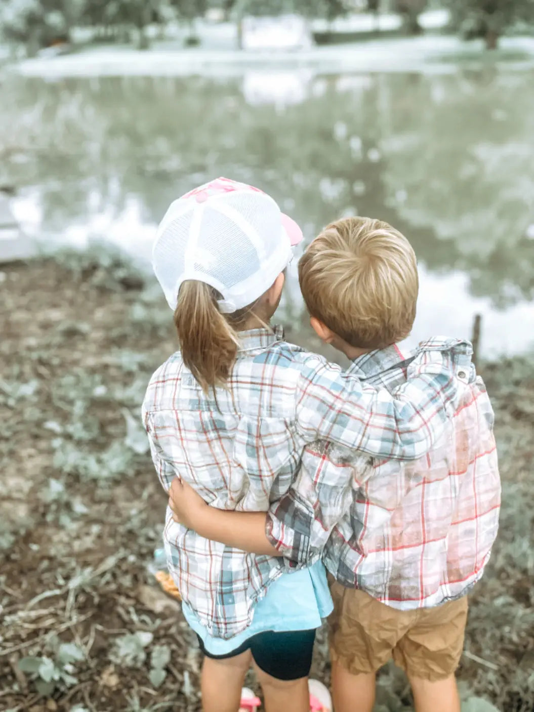 Flannels: Upcycled/Bleached Kids'
