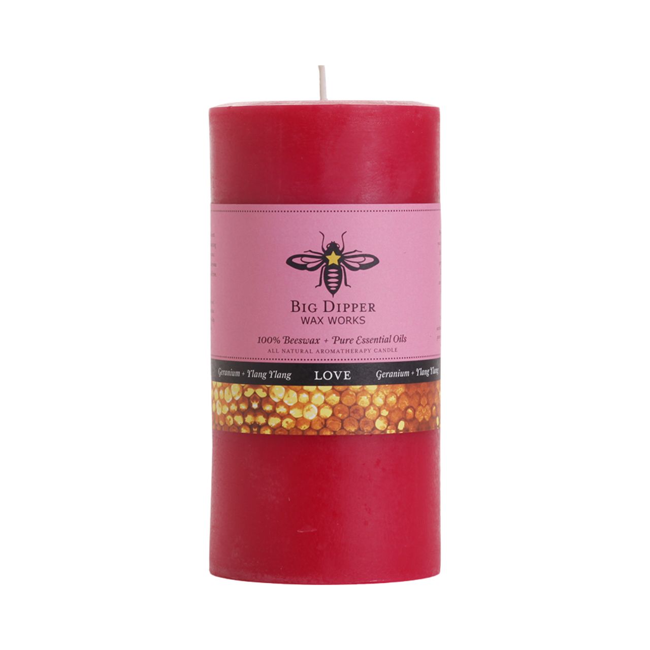 Candles: Beeswax Pillars: Three Sizes (Various Scents)