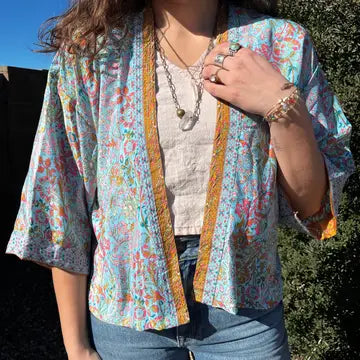 Jacket: Silk Kimono (Various Colors/Designs)