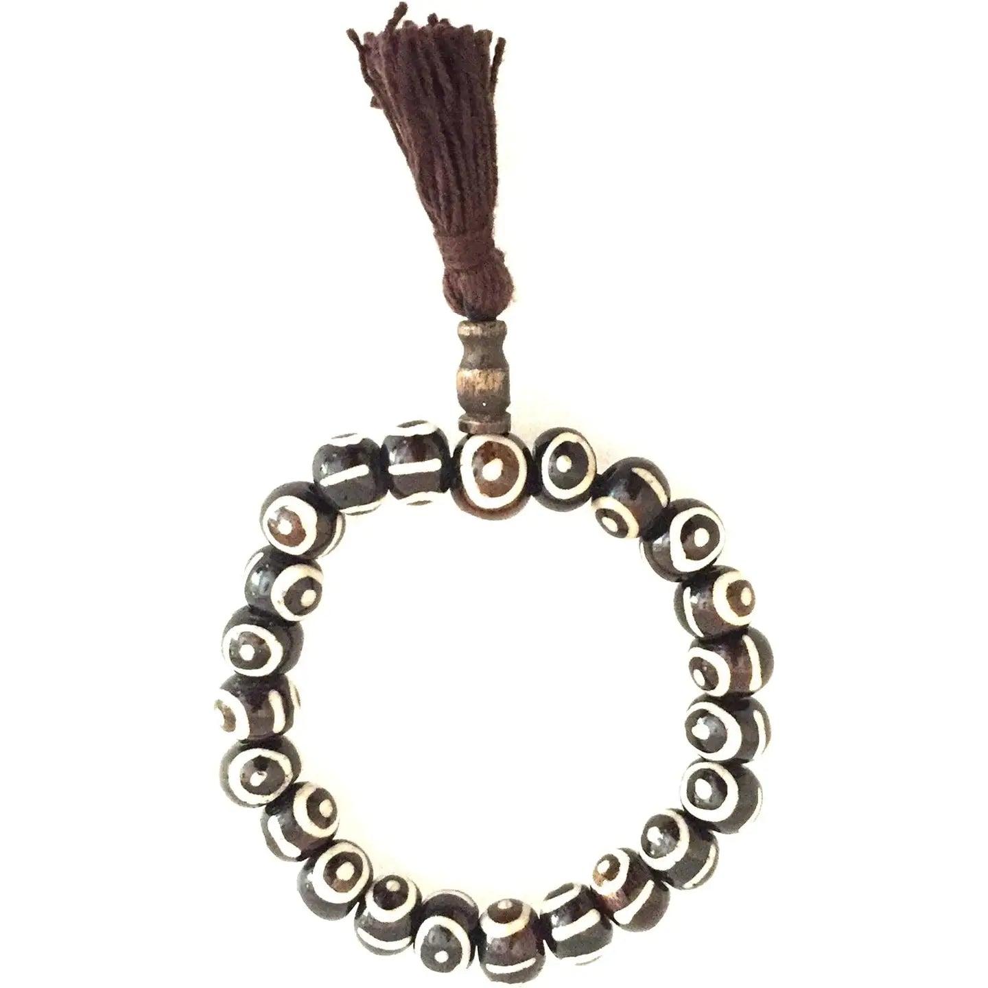 Bracelet: Tibetan Bone Mala Prayer Beads