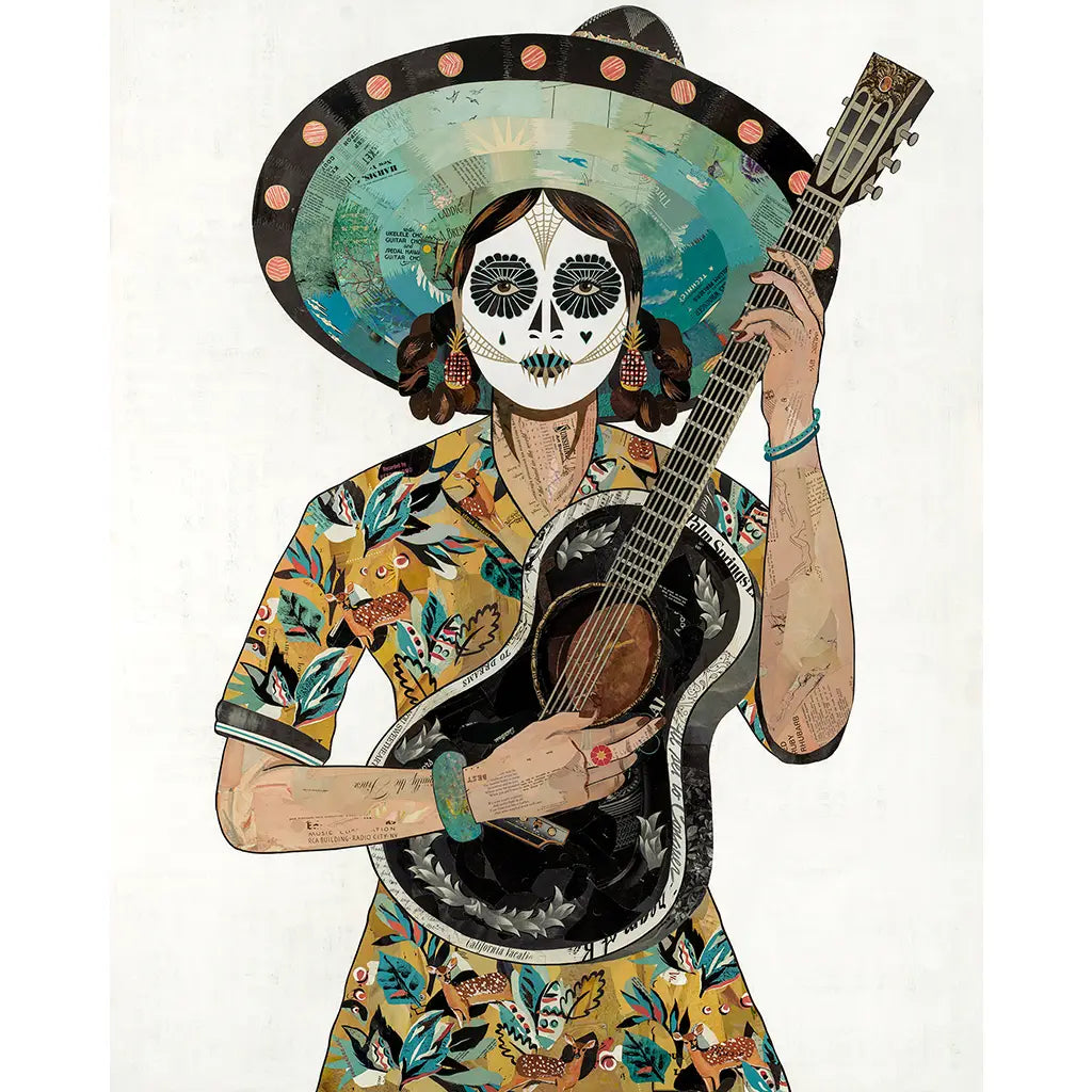 Art Print: Day of the Dead "Fawn and Phoenix"