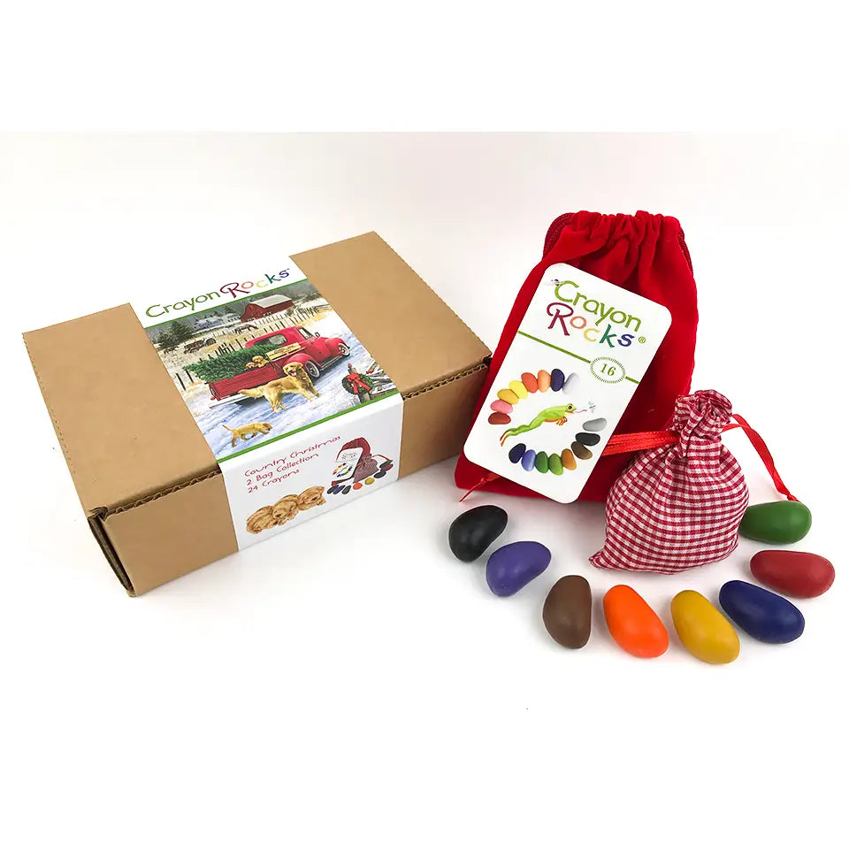 Crayon Rocks Farmhouse Christmas Gift