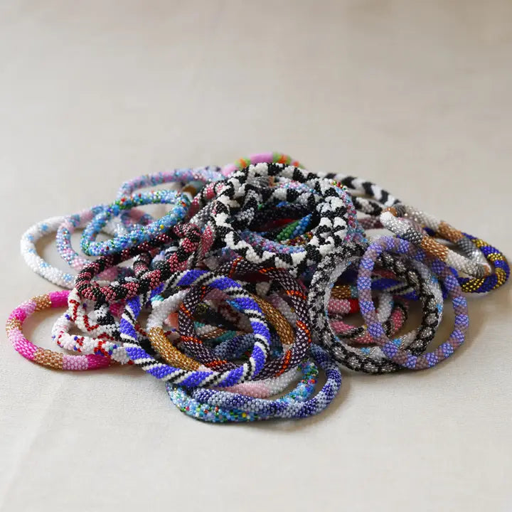 Bracelet: Handcrafted Beaded (Various Colors)