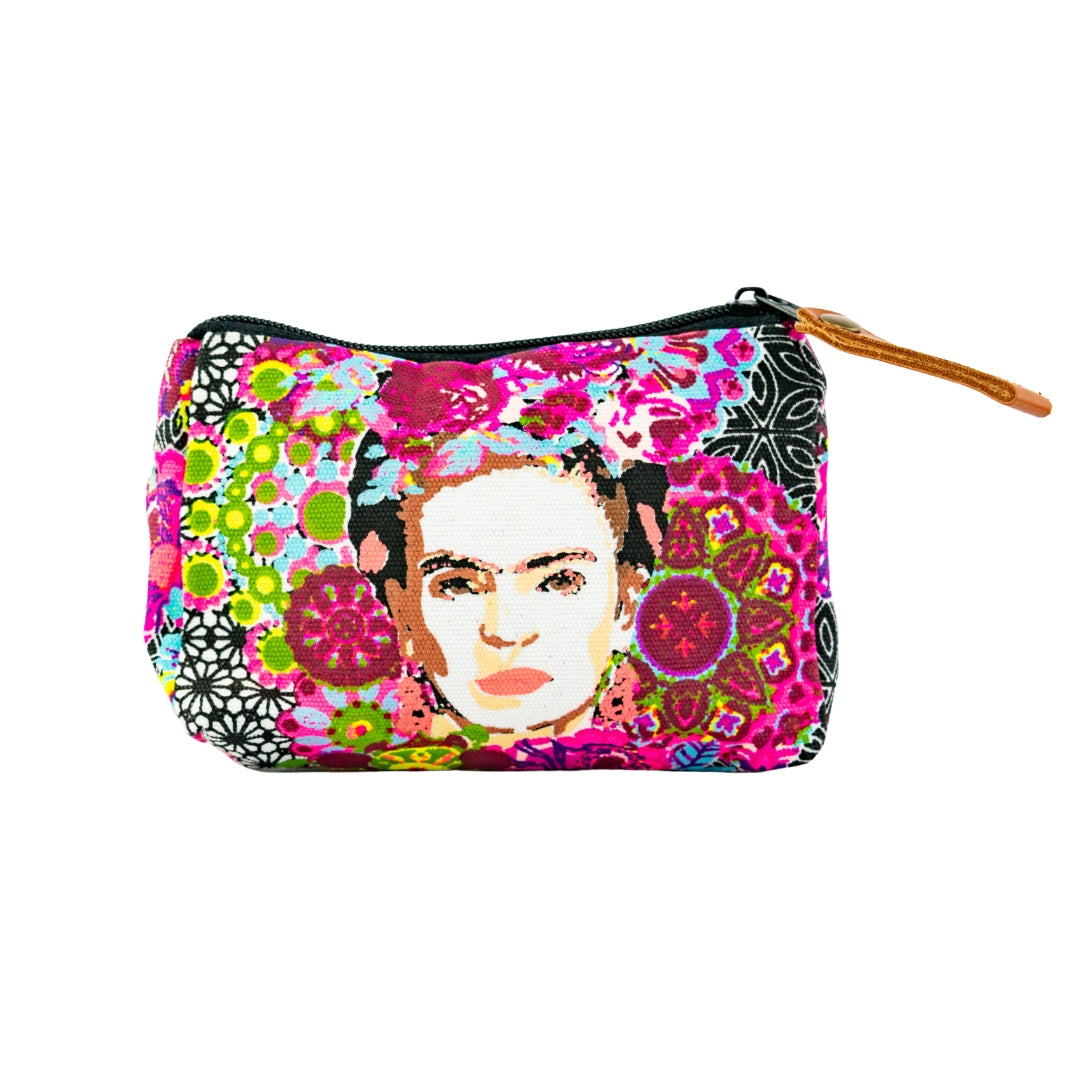 Coin Purse: Frida Kahlo Printed Coin Purse