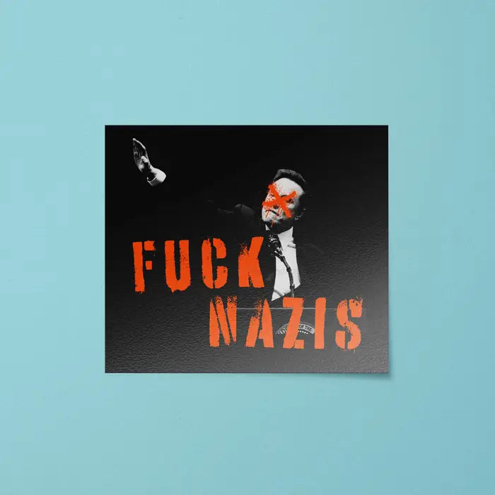 Sticker: F*ck Nazis (Musk)