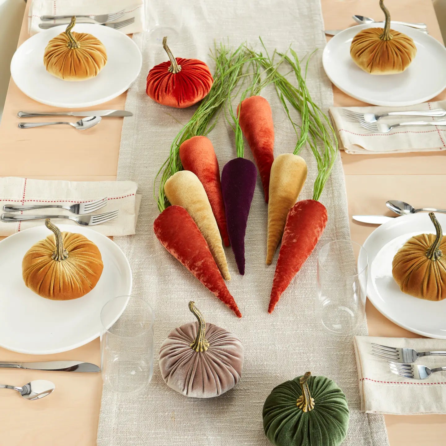 Velvet Carrots: Lush Velvet Carrots Spring Basket Decor