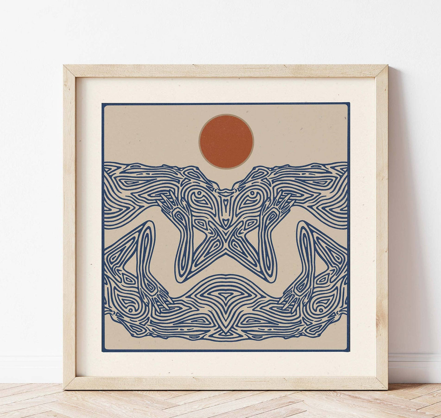 Art Print /Mama Ocean | Feminine Art | Boho Art Print