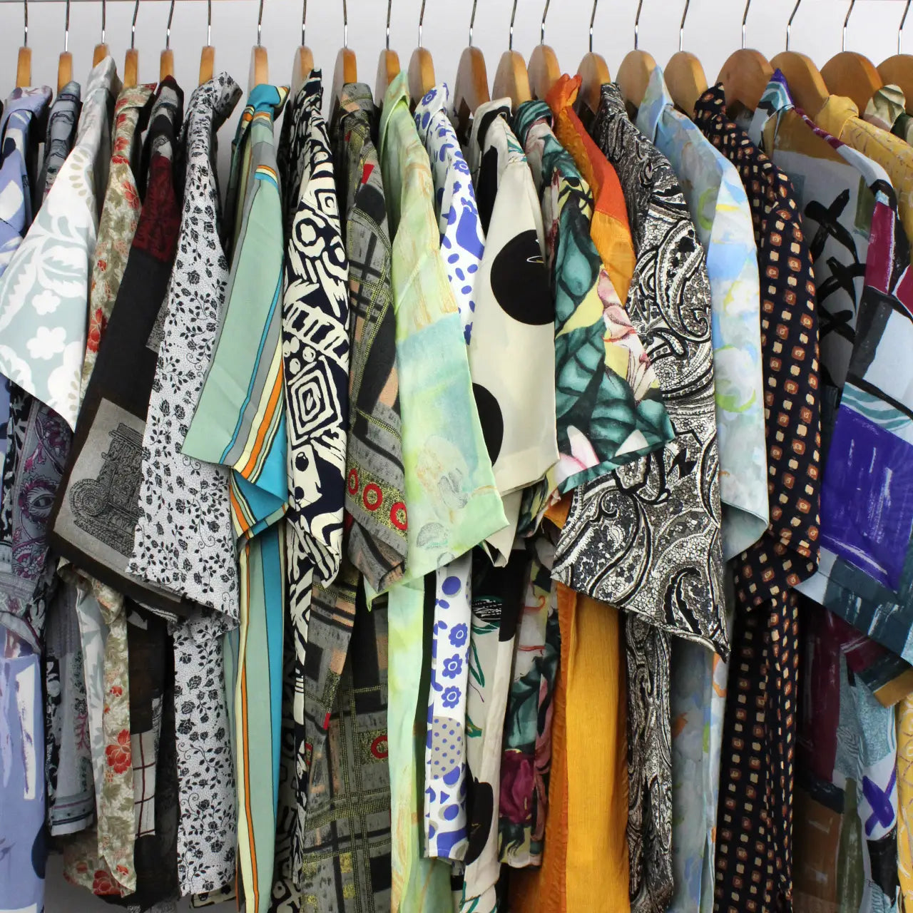 Blouse: Vintage Short Sleeve Button Up Shirts (Various Designs)