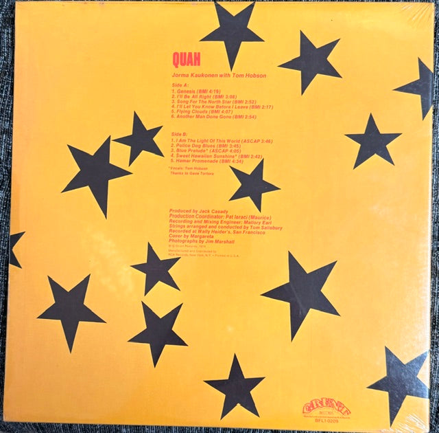 Kaukonen, Jorma - Quah (JK)