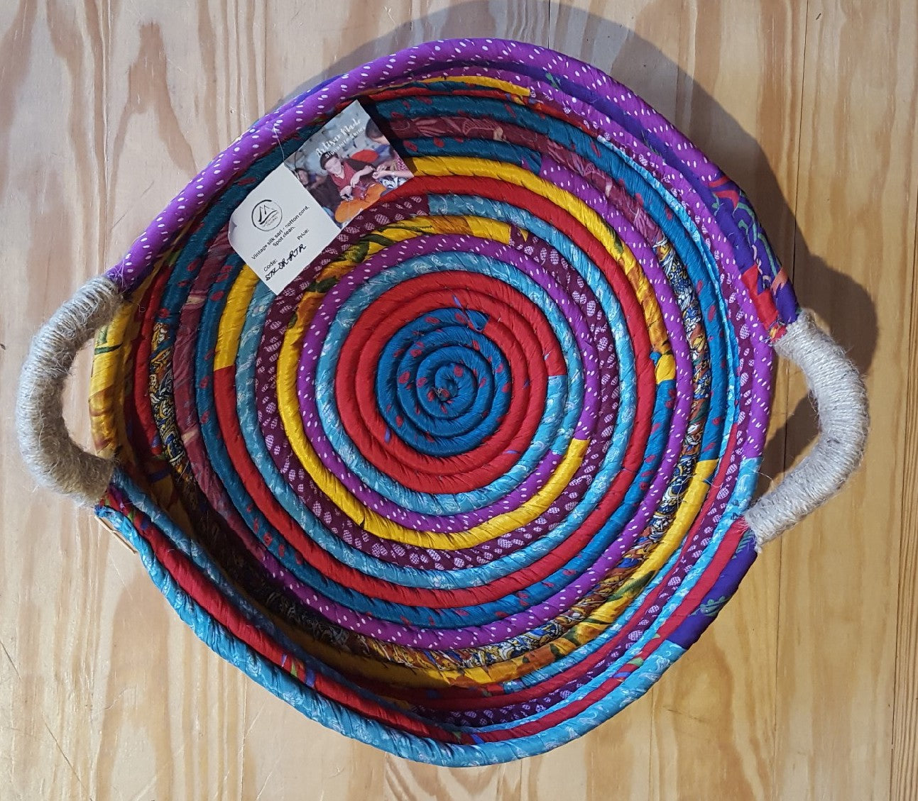 Silk Coiled Tray (Various Colors)