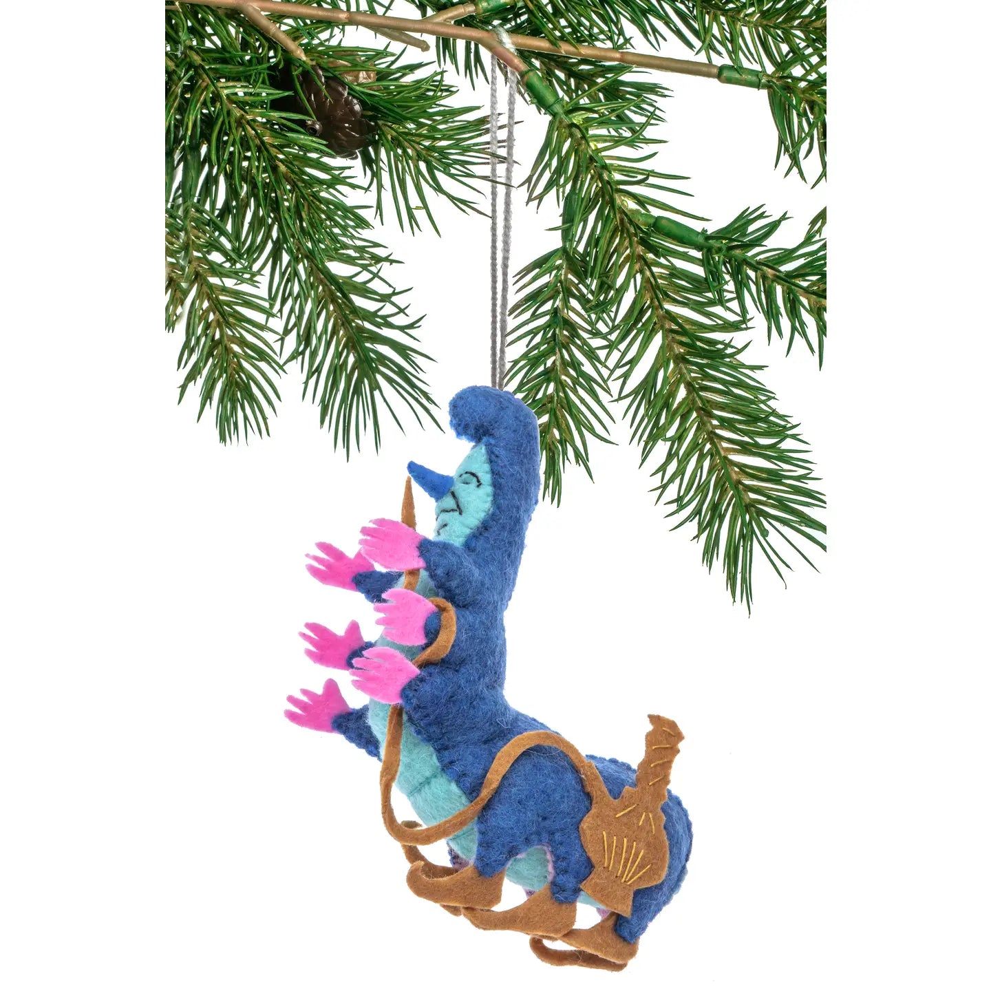 Ornaments: Blue Caterpillar