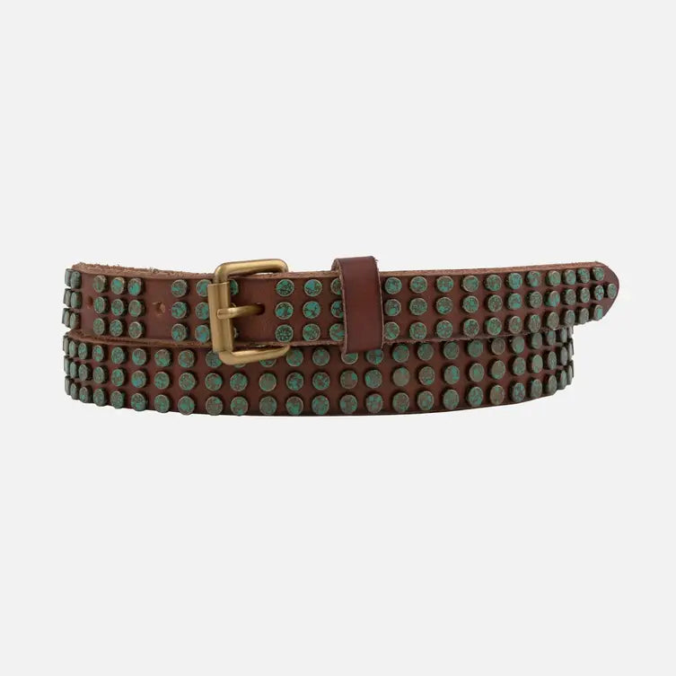Belt - Skinny Leather Women's Belt/Black Size M/L