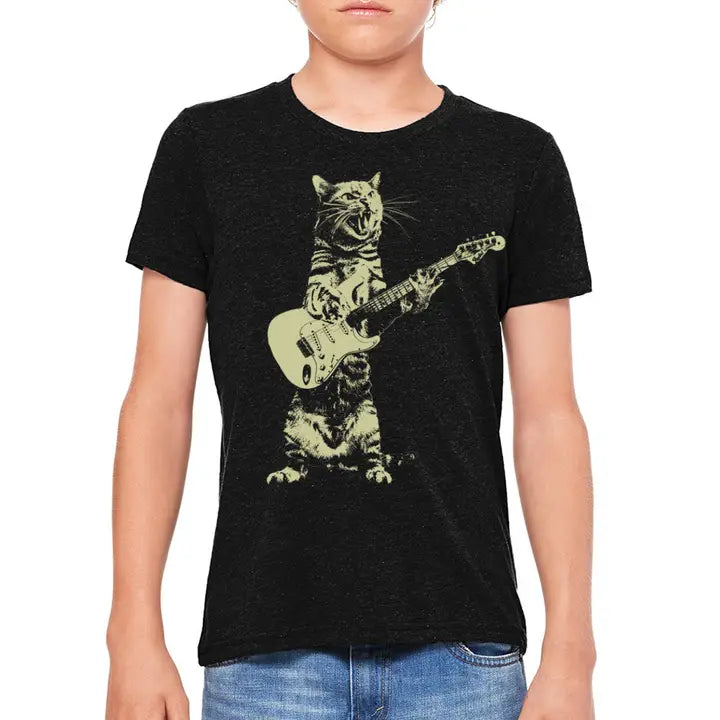 T-Shirt: Guitar Cat