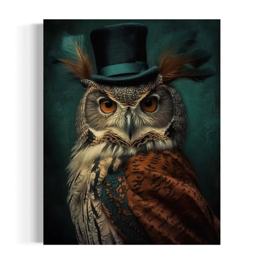 Art Print: Gentlemen Owl