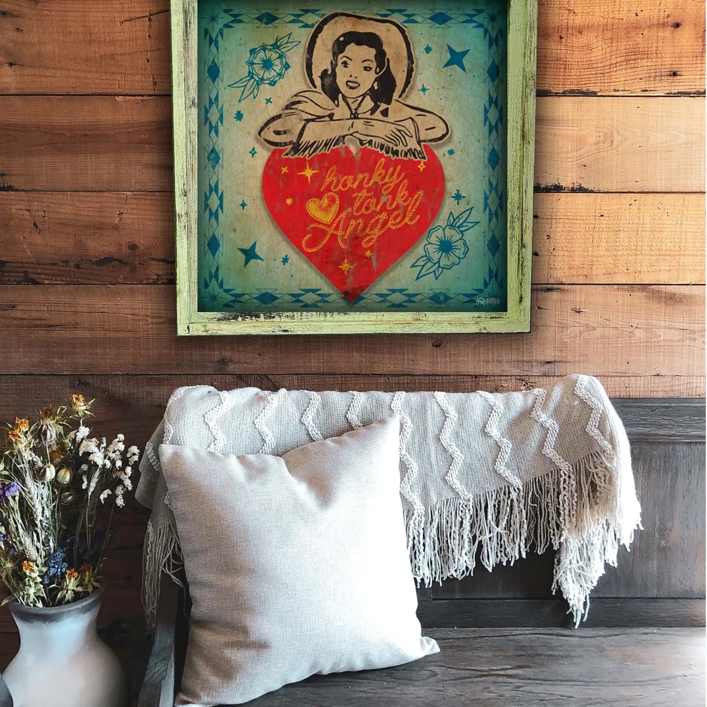 Art Print: Honkytonk Angel (Framed)