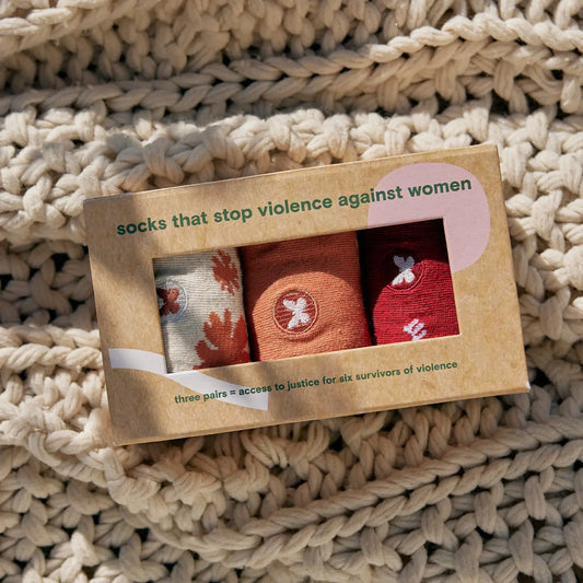 Socks: Conscious Step - Stop Violence Against Women