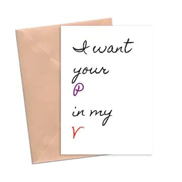 Cards: I Want Your P in My V