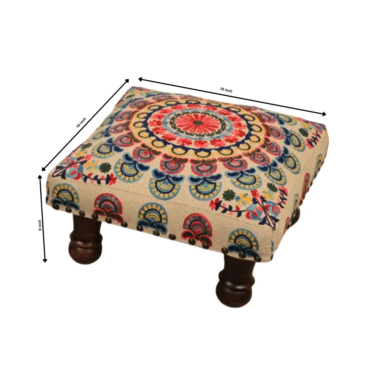 Ottoman: Mandala Foot Stool