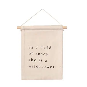 Banner: In a Field of Roses She is a Wildflower