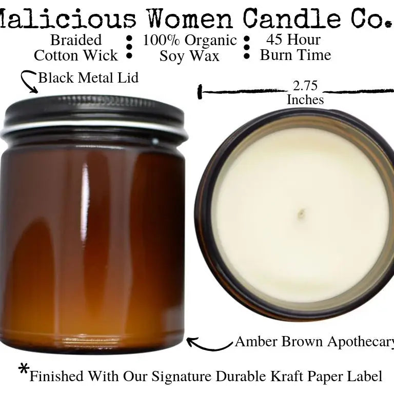 Candles: Organic Soy Snarkiness (Various Types)
