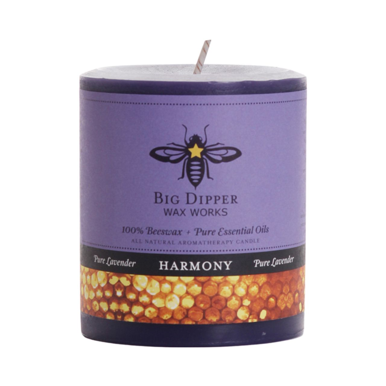 Candles: Beeswax Pillars: Three Sizes (Various Scents)