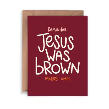 Card: Jesus Was Brown