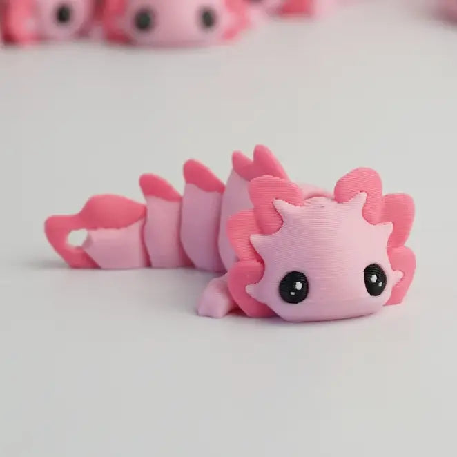 3D Printed Fidget Axolotl