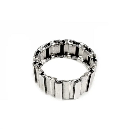 Bracelet: Pewter Stretch