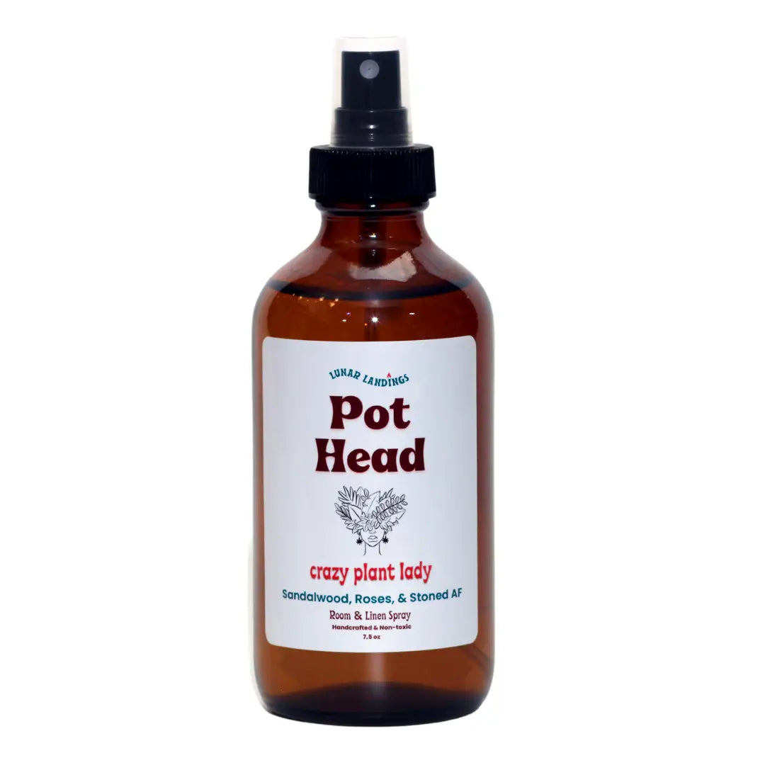 Room and Linen Sprays: Sandalwood/Rose "Pot Head"