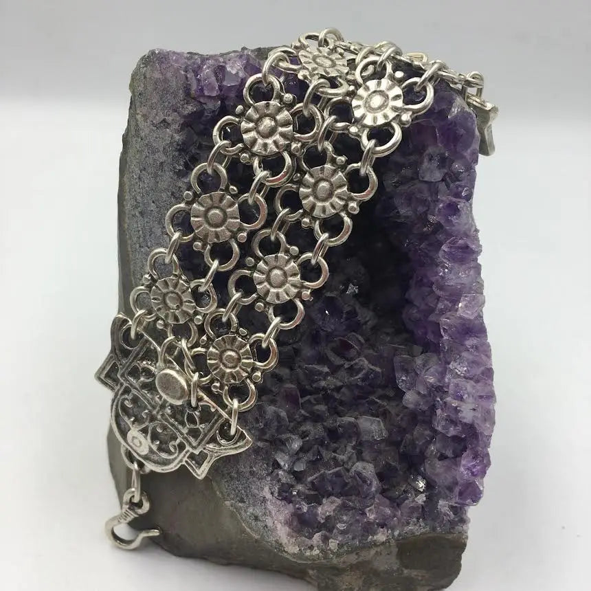 Bracelet: Flower Rows