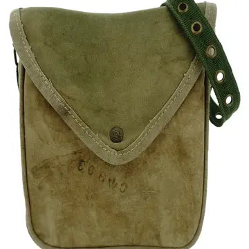 Crossbody: V-Flap Recycled Military Tent