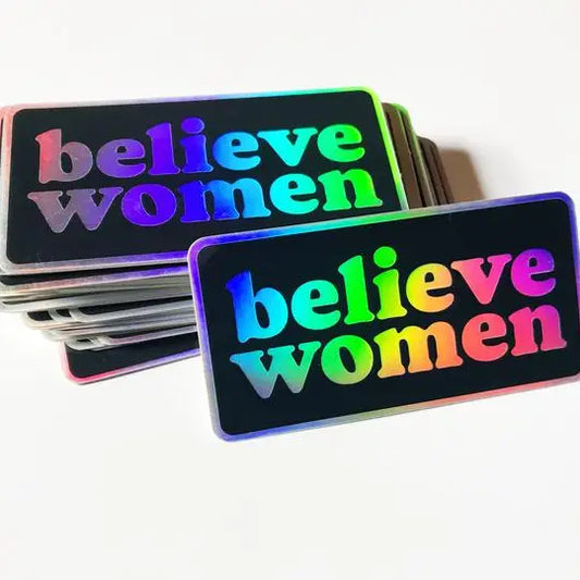Sticker: Believe Women