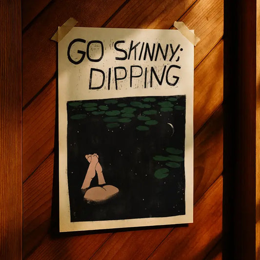 Art Print: Go Skinny Dipping