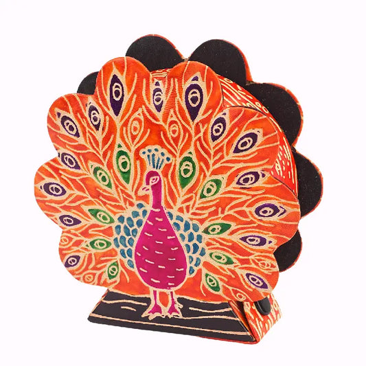 Bank: Leather Peacock