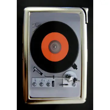 Cigarette Case with Lighter: Turntable