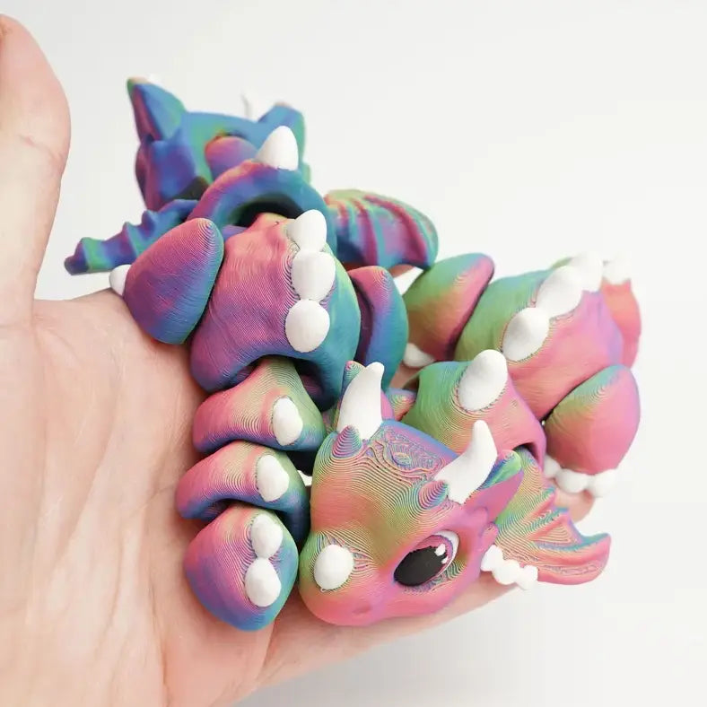 3D Printed Fidget Baby Dragon