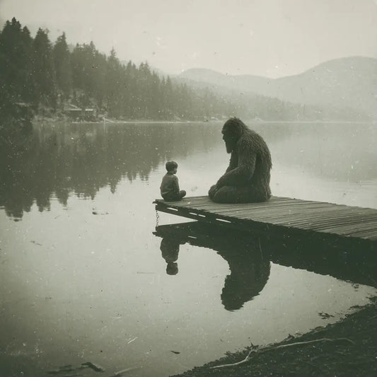 Art Print: Bigfoot on Dock