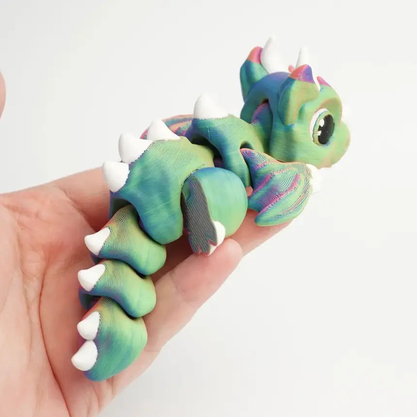 3D Printed Fidget Baby Dragon