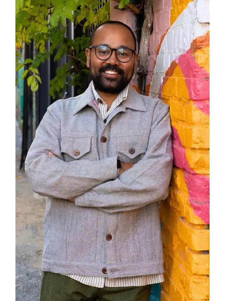 Jacket: Men's Heavy Cotton with Pockets (Three Colors)