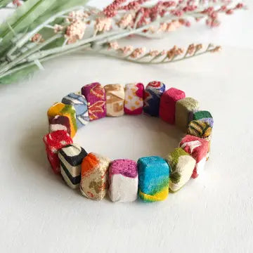 Bracelet: Kantha Block