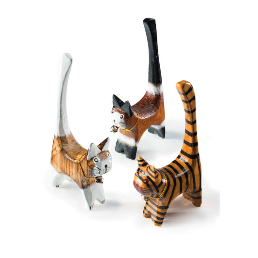 Ring Holder: Hand Painted Cats