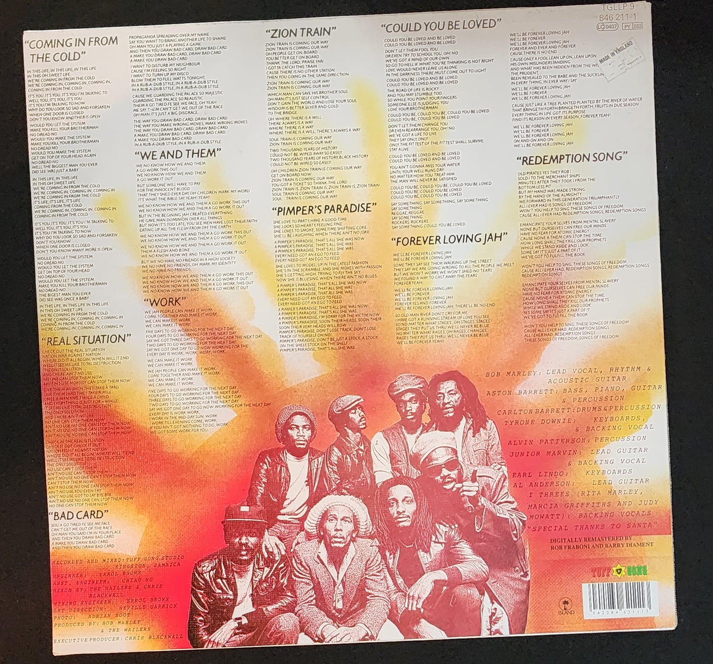 Bob Marley & The Wailers - Uprising (JH)