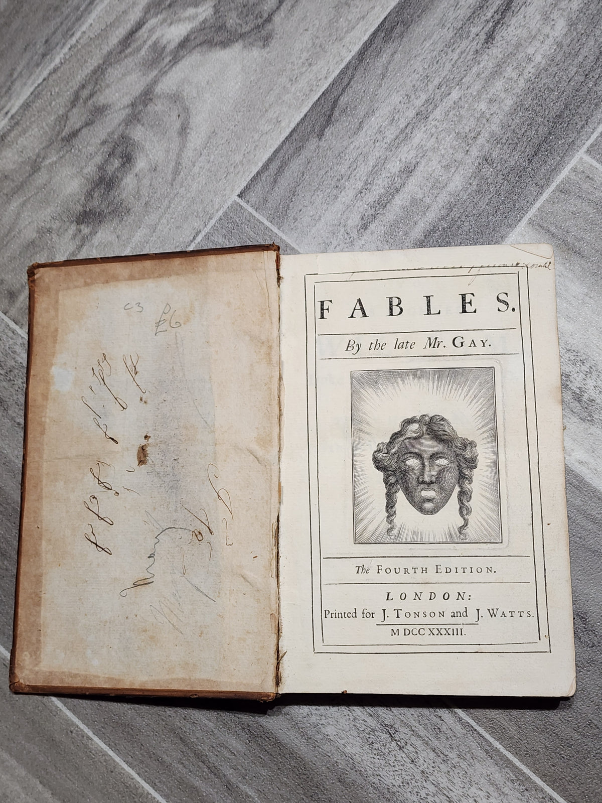 Book: Fables by the late Mr. Gay  - John Gay