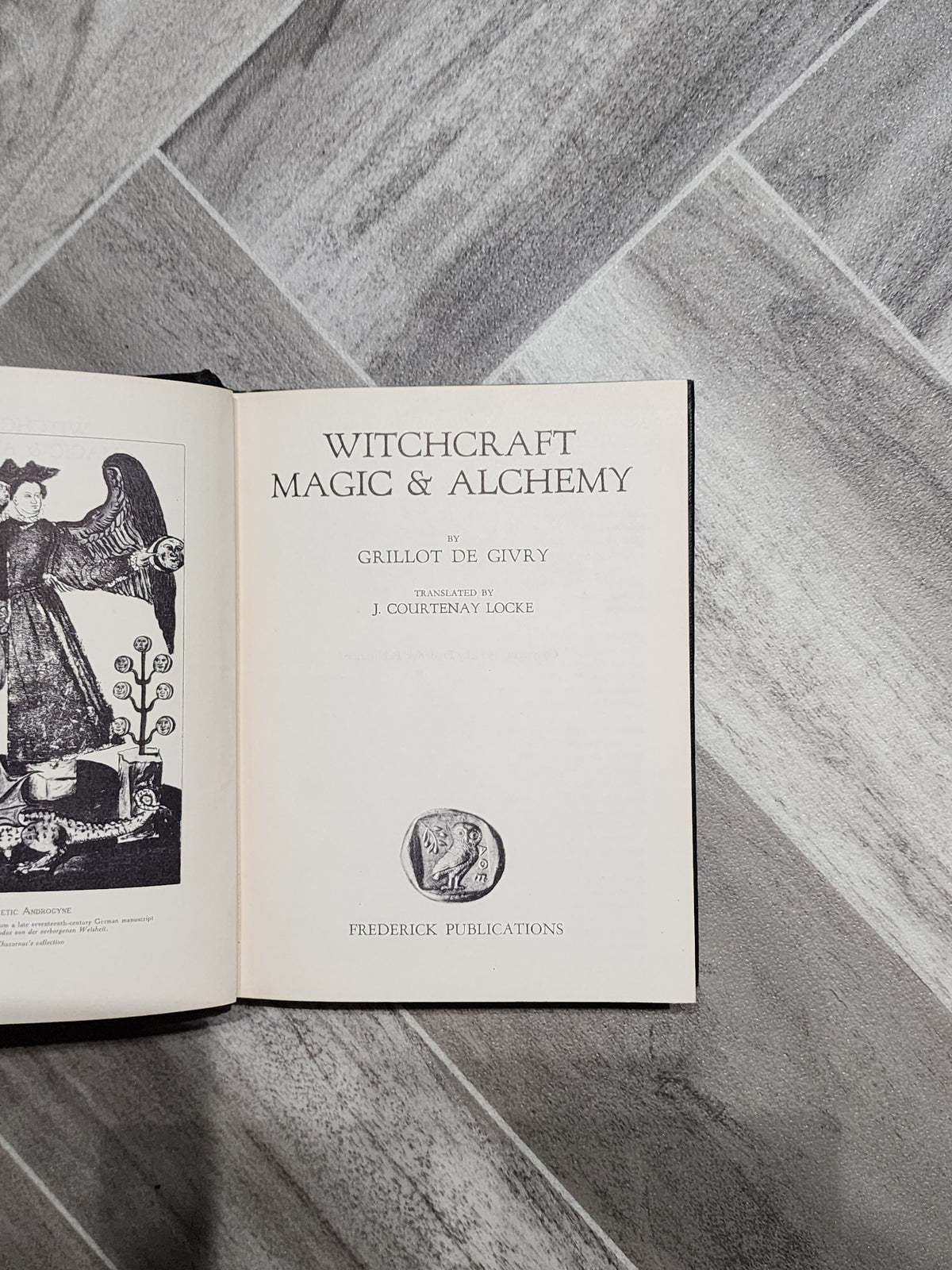 Book: Witchcraft, Magic and Alchemy - Emile Grillot de Givry