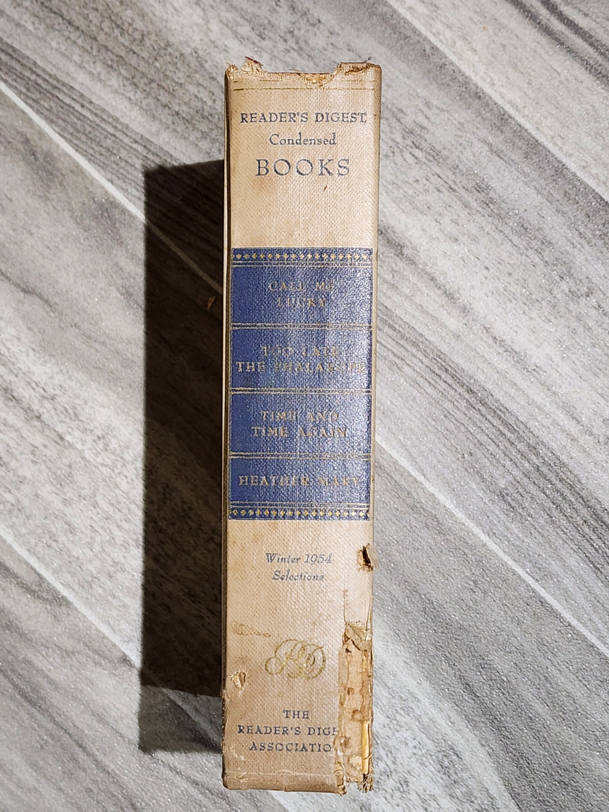 Book: Readers Digest 1954 Winter Selections